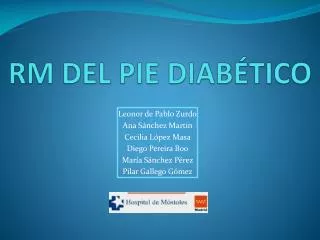 rm del pie diab tico