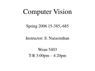 Computer Vision