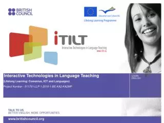 Interactive Technologies in Language Teaching (Lifelong Learning: Comenius, ICT and Languages)