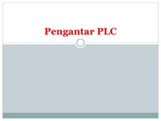 pengantar plc