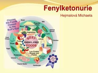 fenylketonurie