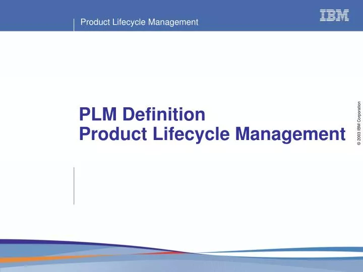 plm definition product lifecycle management