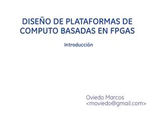 dise o de plataformas de computo basadas en fpgas