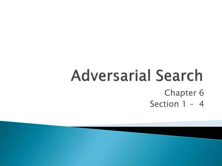 adversarial search