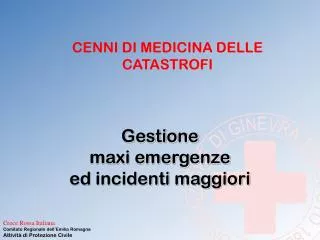 gestione maxi emergenze ed incidenti maggiori