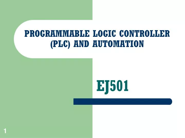 programmable logic controller plc and automation