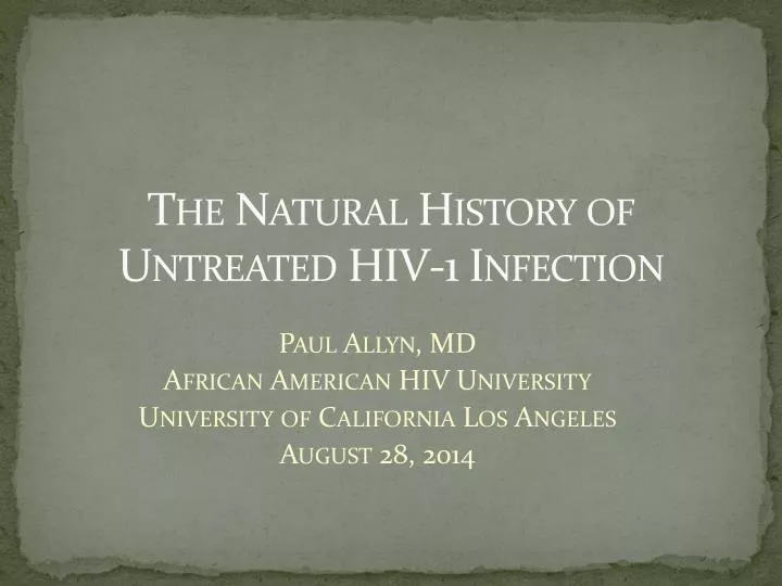 paul allyn md african american hiv university university of california los angeles august 28 2014