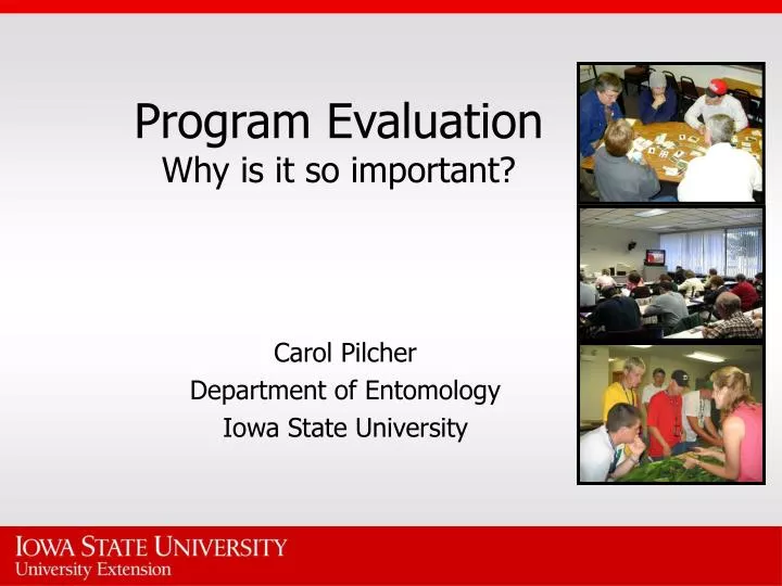 program evaluation why is it so important