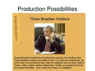 Production Possibilities