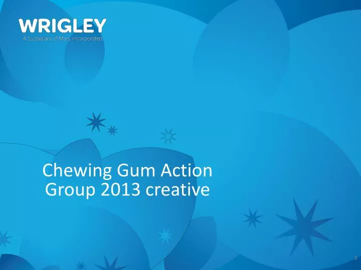 chewing gum action group 2013 creative