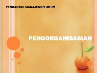 pengorganisasian