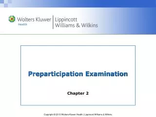 Preparticipation Examination