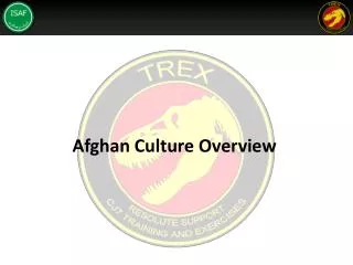 Afghan Culture Overview