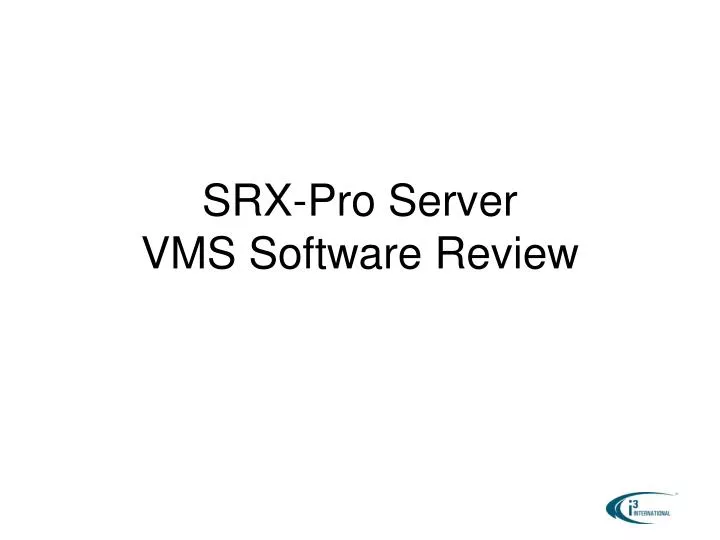 srx pro server vms software review