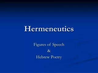 Hermeneutics