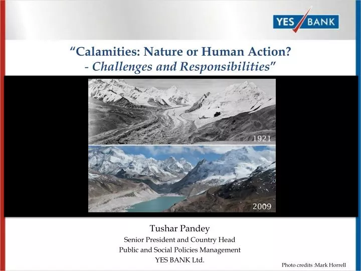calamities nature or human action challenges and responsibilities