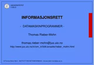informasjonsrett