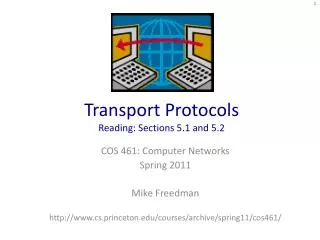 transport protocols reading sections 5 1 and 5 2