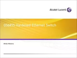 OS6855 Hardened Ethernet Switch