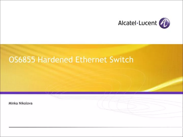 os6855 hardened ethernet switch