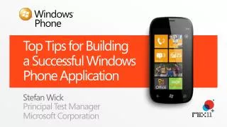 Top Tips for Building a Successful Windows Phone Application