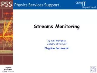 Streams Monitoring