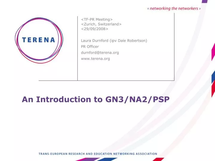 an introduction to gn3 na2 psp