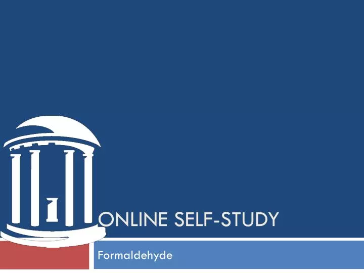 online self study