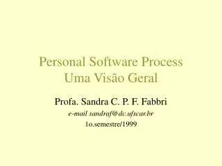 personal software process uma vis o geral