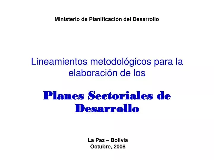 lineamientos metodol gicos para la elaboraci n de los