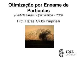 otimiza o por enxame de part culas particle swarm optimization pso