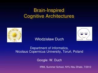 Brain-Inspired Cognitive Architectures