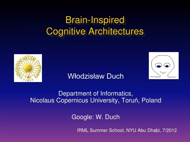 brain inspired cognitive architectures