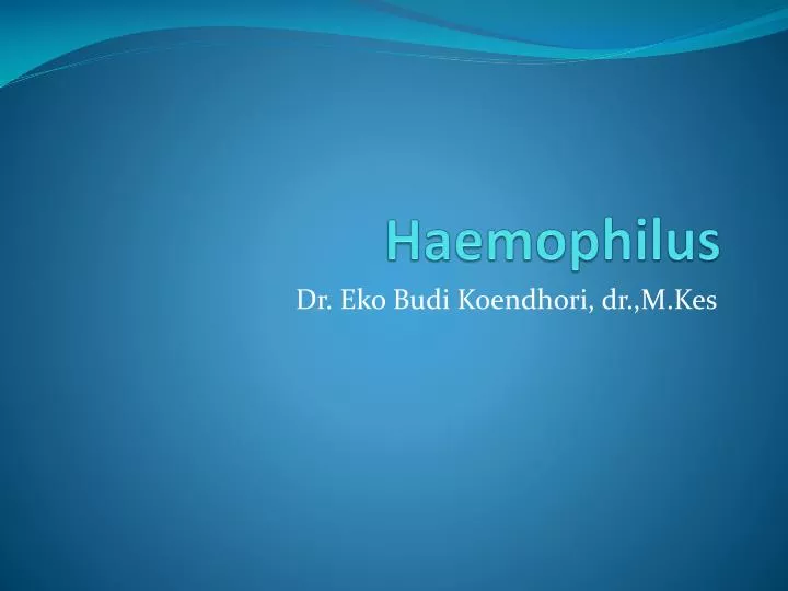 haemophilus