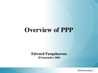 Overview of PPP