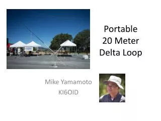 Portable 20 Meter Delta Loop