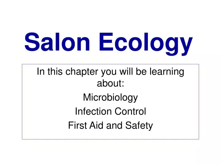 salon ecology