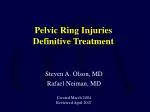 Pelvic Ring Injuries Definitive Treatment