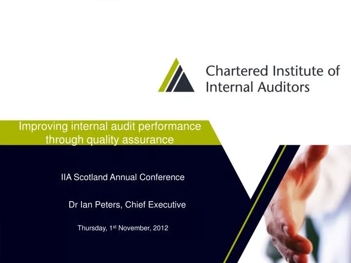 improving internal audit performance through quality assurance