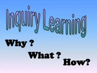 Inquiry Learning