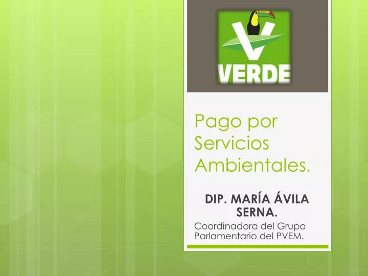 pago por servicios ambientales