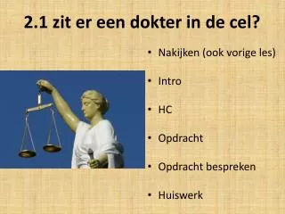 2 1 zit er een dokter in de cel