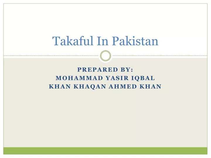 takaful in pakistan