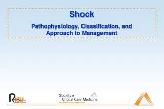 Shock Pathophysiology, Classification, and Approach to Management