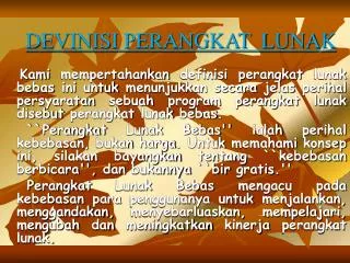 devinisi perangkat lunak