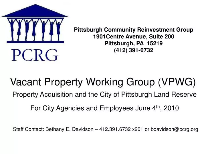 vacant property working group vpwg