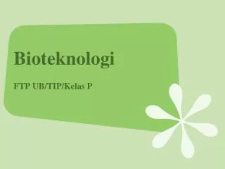 bioteknologi