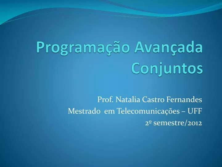 programa o avan ada conjuntos