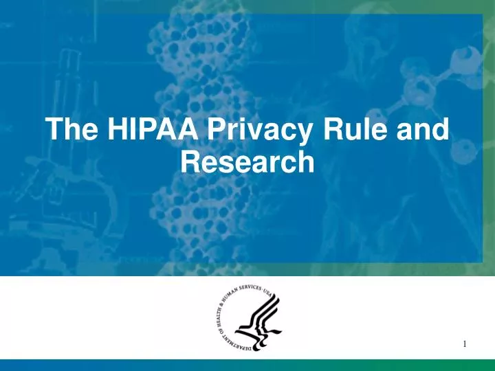 the hipaa privacy rule and research
