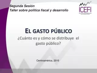 el gasto p blico